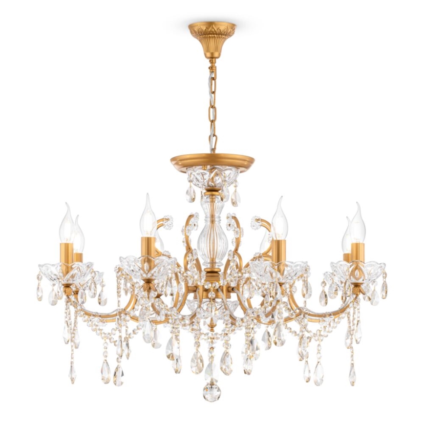 Maytoni DIA004-08-G - Πολύφωτο με αλυσίδα SEVILLA 8xE14/60W/230V