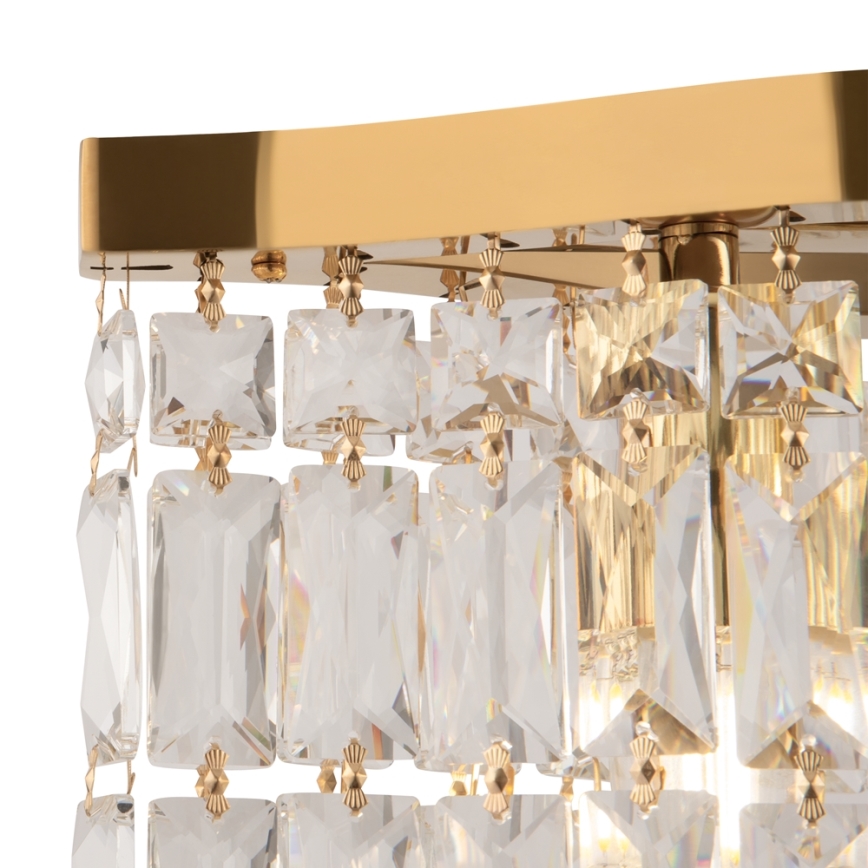 Maytoni DIA005PL-06G - Πολύφωτο με συρματόσχοινο DUNE 6xE14/60W/230V χρυσαφί