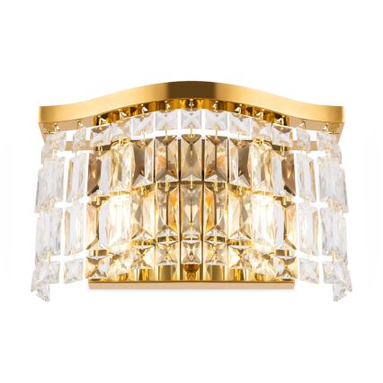 Maytoni DIA005WL-02G - Φωτιστικό τοίχου DUNE 2xE14/60W/230V χρυσαφί