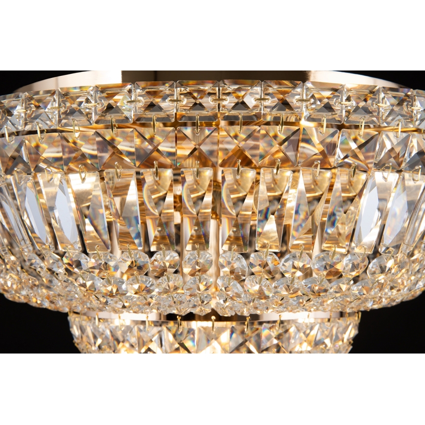 Maytoni DIA100-CL-12-G - Φωτιστικό οροφής BASFOR 12xE14/60W/230V χρυσαφί