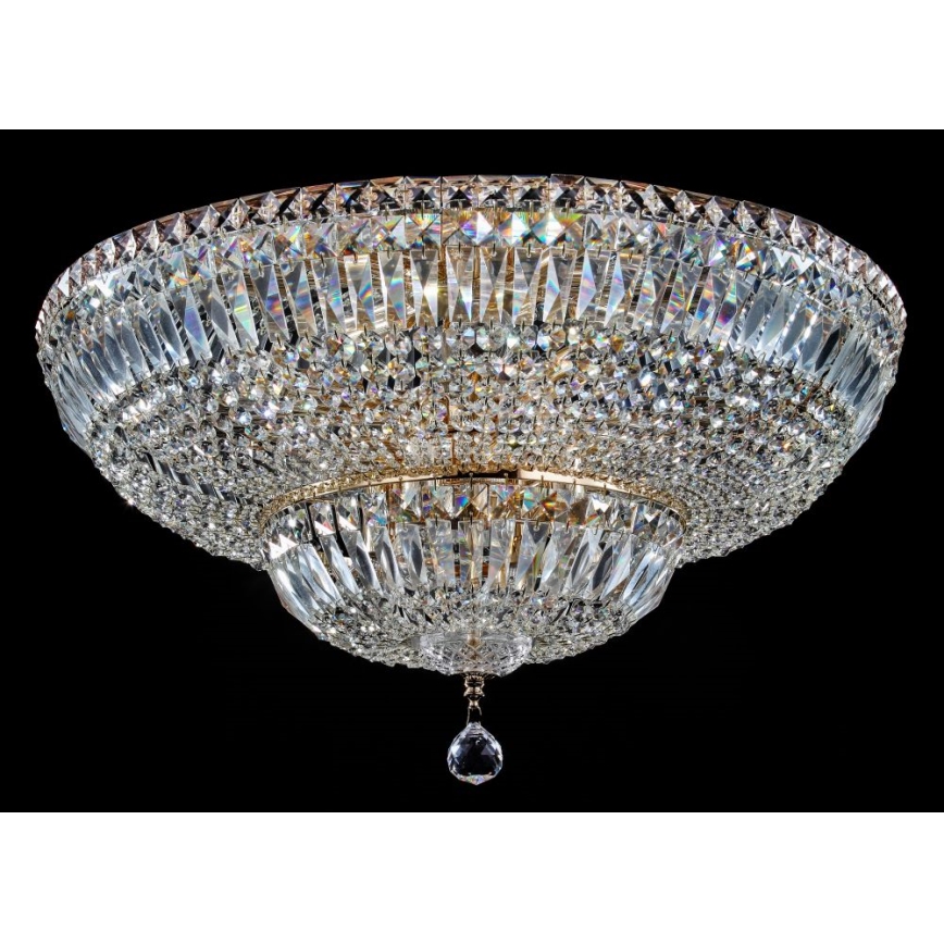 Maytoni DIA100-CL-16-G - Φωτιστικό οροφής BASFOR 16xE14/60W/230V χρυσαφί