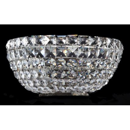 Maytoni DIA100-WL-02-N - Φωτιστικό τοίχου BASFOR 2xE14/60W/230V ματ χρώμιο