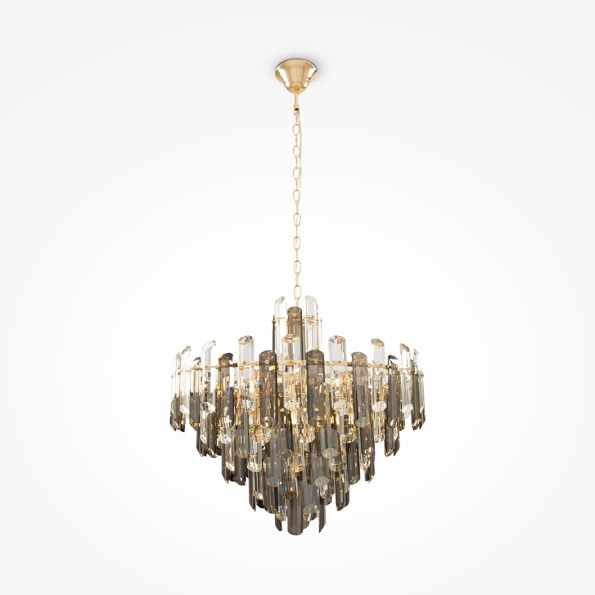 Maytoni DIA200PL-08G - Κρεμαστό φωτιστικό οροφής FLARE 8xE14/40W/230V
