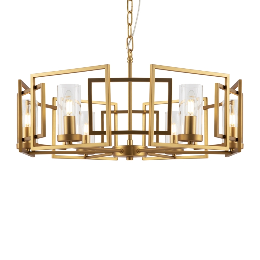 Maytoni H009PL-06G - Πολύφωτο με αλυσίδα BOWI 6xE14/40W/230V