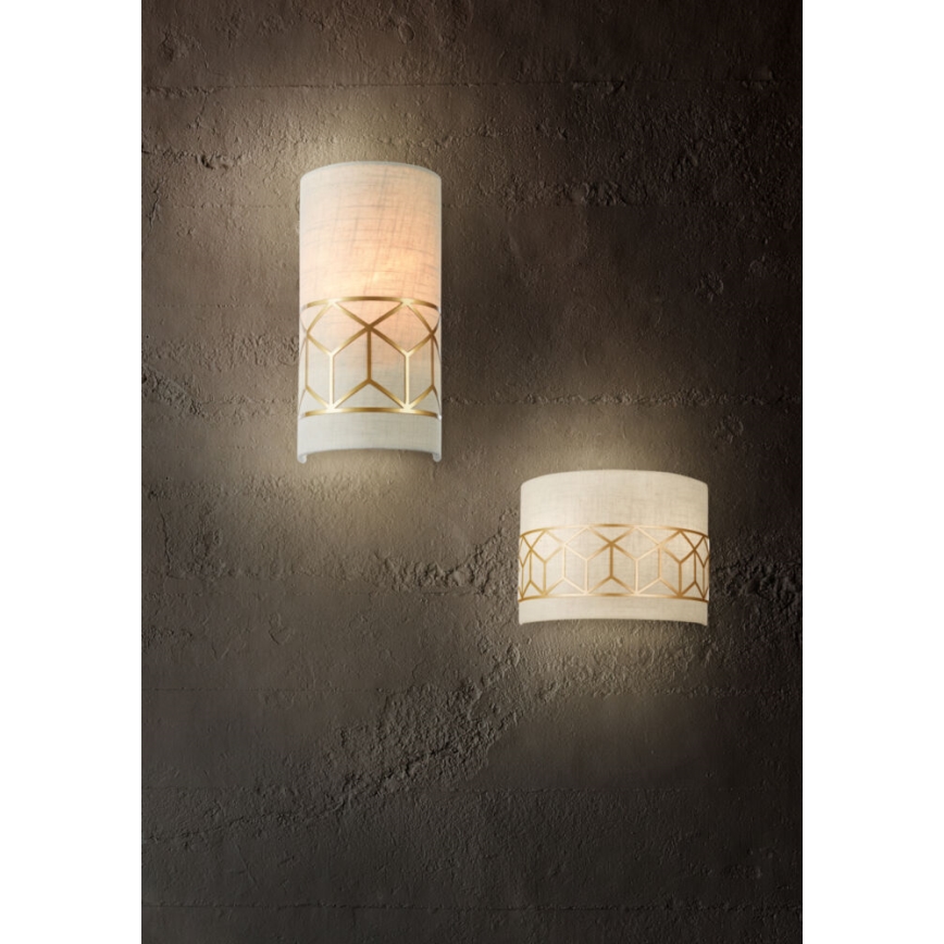 Maytoni H223-WL-01-G - Φωτιστικό τοίχου MESSINA 1xE14/40W/230V