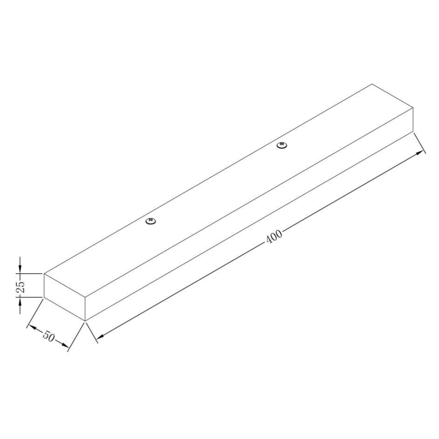 Maytoni MIR011WL-L9B4K - Φωτιστικό τοίχου LED ORION LED/9W/230V μαύρο