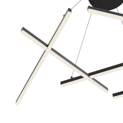 Maytoni MOD016PL-L75B - LED  Κρεμαστό φωτιστικό οροφής LINE LED/79W/230V μαύρο