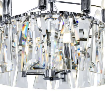 Maytoni MOD043PL-18CH - Κρεμαστό φωτιστικό οροφής PUNTES 18xE14/40W/230V γυαλιστερό χρώμιο