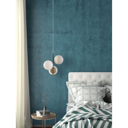 Maytoni MOD048PL-03G - Πολύφωτο με συρματόσχοινο NOSTALGIA 3xE14/40W/230V