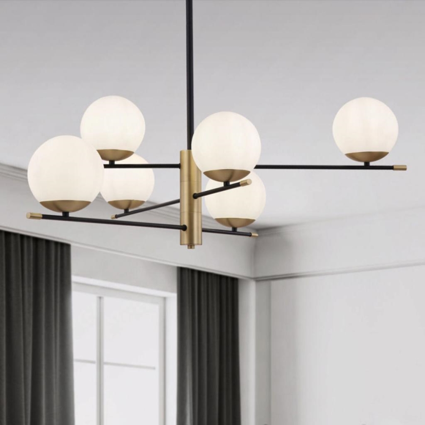 Maytoni MOD048PL-06G - Κρεμαστό φωτιστικό NOSTALGIA 6xE14/40W/230V