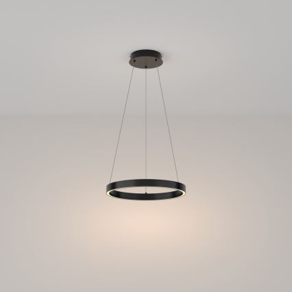 Maytoni MOD058PL-L22B3K -  Κρεμαστό φωτιστικό οροφής LED RIM LED/25W/230V 3000K διάμετρος 40 cm μαύρο