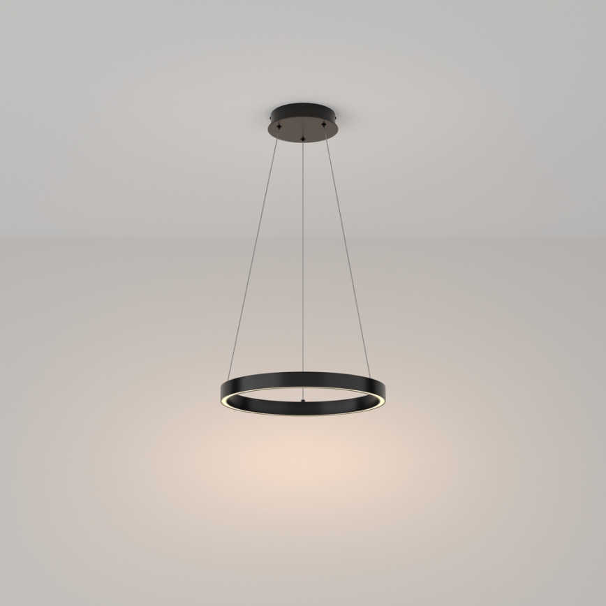 Maytoni MOD058PL-L22B3K -  Κρεμαστό φωτιστικό οροφής LED RIM LED/25W/230V 3000K διάμετρος 40 cm μαύρο