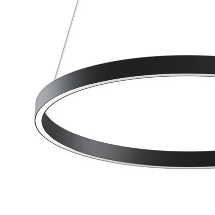 Maytoni MOD058PL-L32B3K -  Κρεμαστό φωτιστικό οροφής LED RIM LED/37W/230V 3000K διάμετρος 60 cm μαύρο