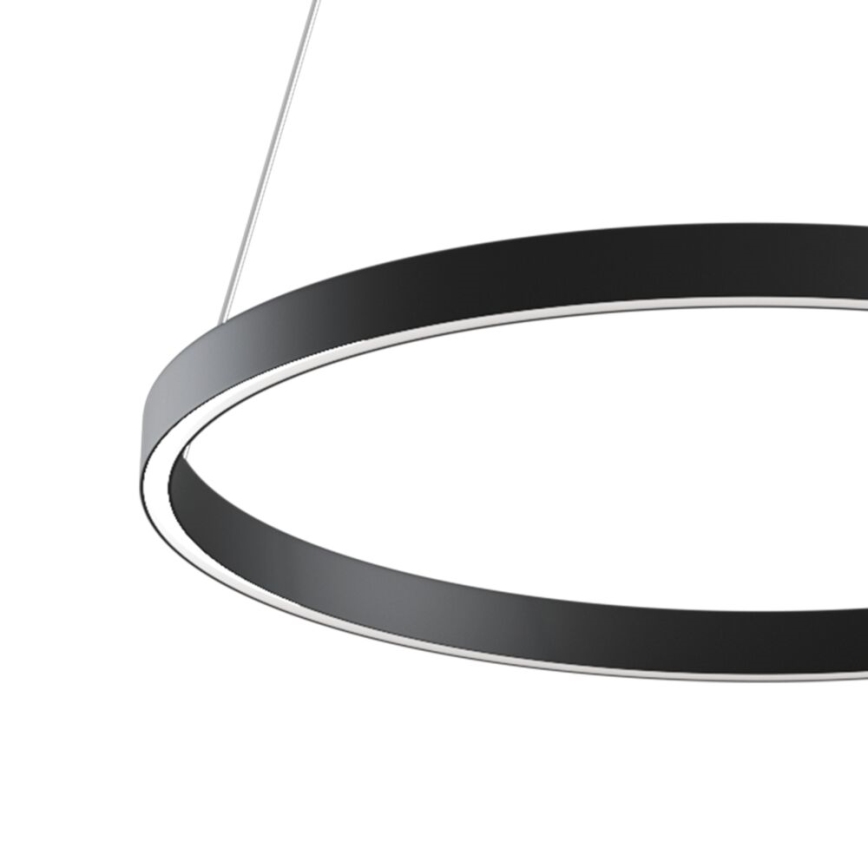 Maytoni MOD058PL-L32B3K -  Κρεμαστό φωτιστικό οροφής LED RIM LED/37W/230V 3000K διάμετρος 60 cm μαύρο