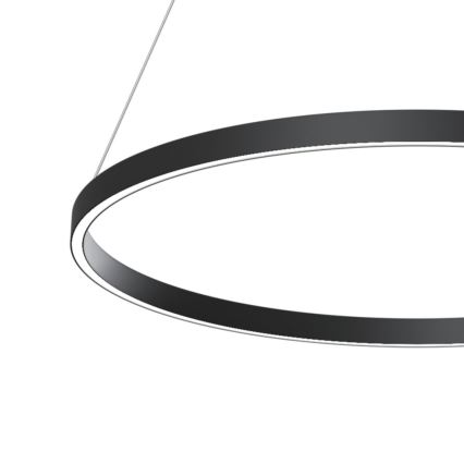 Maytoni MOD058PL-L42B3K -  Κρεμαστό φωτιστικό οροφής LED RIM LED/51W/230V 3000K διάμετρος 80 cm μαύρο