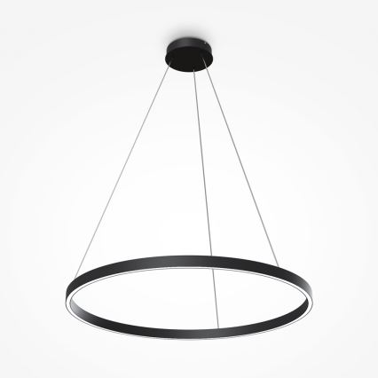 Maytoni MOD058PL-L42B4K -  Κρεμαστό φωτιστικό οροφής LED RIM LED/51W/230V 4000K διάμετρος 80 cm μαύρο