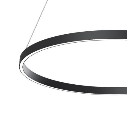 Maytoni MOD058PL-L42B4K -  Κρεμαστό φωτιστικό οροφής LED RIM LED/51W/230V 4000K διάμετρος 80 cm μαύρο