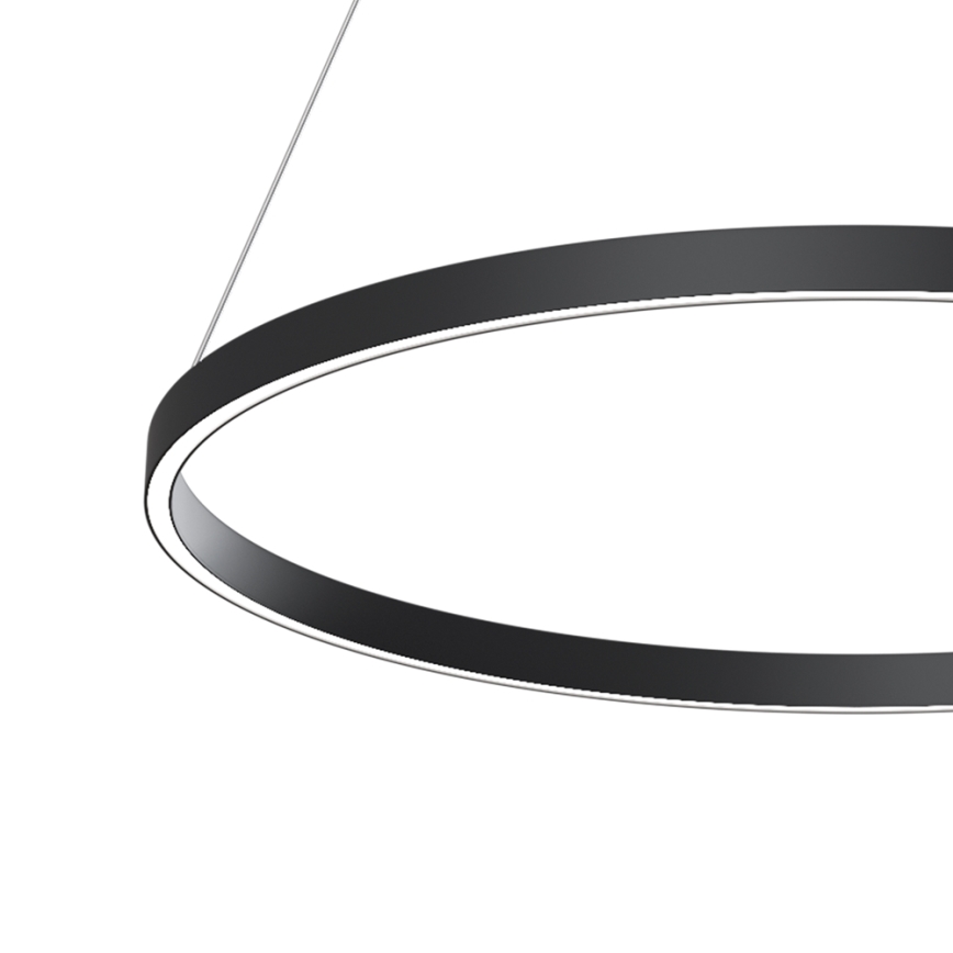 Maytoni MOD058PL-L42B4K -  Κρεμαστό φωτιστικό οροφής LED RIM LED/51W/230V 4000K διάμετρος 80 cm μαύρο