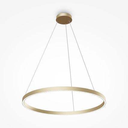 Maytoni MOD058PL-L42BS4K -  Κρεμαστό φωτιστικό οροφής LED RIM LED/51W/230V 4000K διάμετρος 80 cm χρυσό