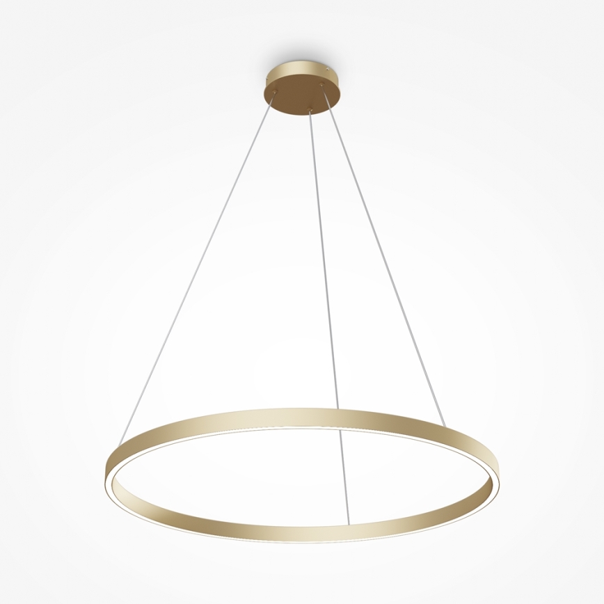Maytoni MOD058PL-L42BS4K -  Κρεμαστό φωτιστικό οροφής LED RIM LED/51W/230V 4000K διάμετρος 80 cm χρυσό