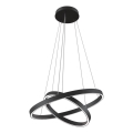 Maytoni MOD058PL-L55B3K -  Κρεμαστό φωτιστικό οροφής LED RIM LED/61W/230V 3000K διάμετρος 60 cm μαύρο