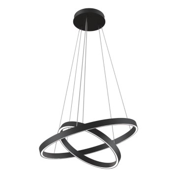 Maytoni MOD058PL-L55B3K -  Κρεμαστό φωτιστικό οροφής LED RIM LED/61W/230V 3000K διάμετρος 60 cm μαύρο