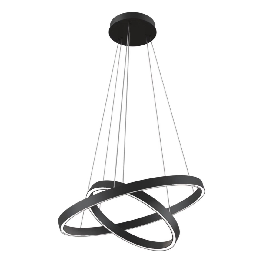 Maytoni MOD058PL-L55B3K -  Κρεμαστό φωτιστικό οροφής LED RIM LED/61W/230V 3000K διάμετρος 60 cm μαύρο