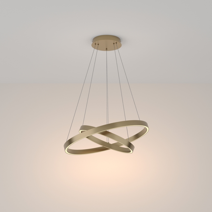 Maytoni MOD058PL-L55BS3K -  Κρεμαστό φωτιστικό οροφής LED RIM LED/61W/230V 3000K διάμετρος 60 cm χρυσό