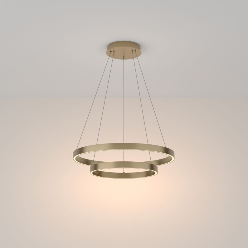 Maytoni MOD058PL-L55BS3K -  Κρεμαστό φωτιστικό οροφής LED RIM LED/61W/230V 3000K διάμετρος 60 cm χρυσό