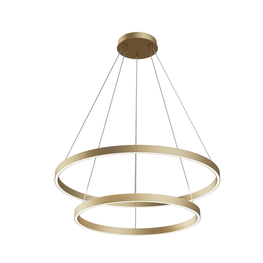 Maytoni MOD058PL-L74BS3K -  Κρεμαστό φωτιστικό οροφής LED RIM LED/88W/230V 3000K διάμετρος 80 cm χρυσό