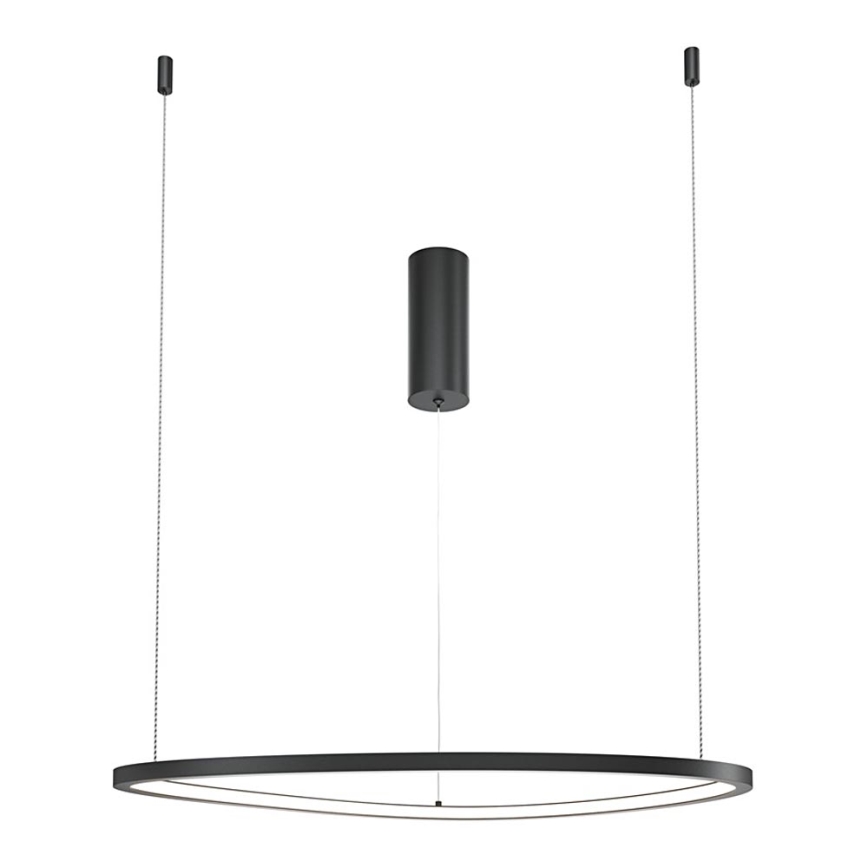 Maytoni MOD072PL-L28B3K1 -  Κρεμαστό φωτιστικό οροφής LED GLINT LED/24W/230V μαύρο διάμετρος 60 cm