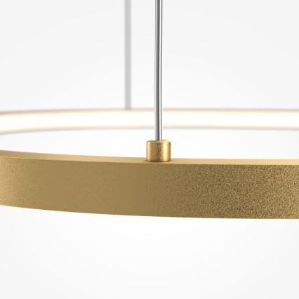 Maytoni MOD072PL-L28BS3K1 -  Κρεμαστό φωτιστικό οροφής LED GLINT LED/24W/230V χρυσαφί διάμετρος 60 cm