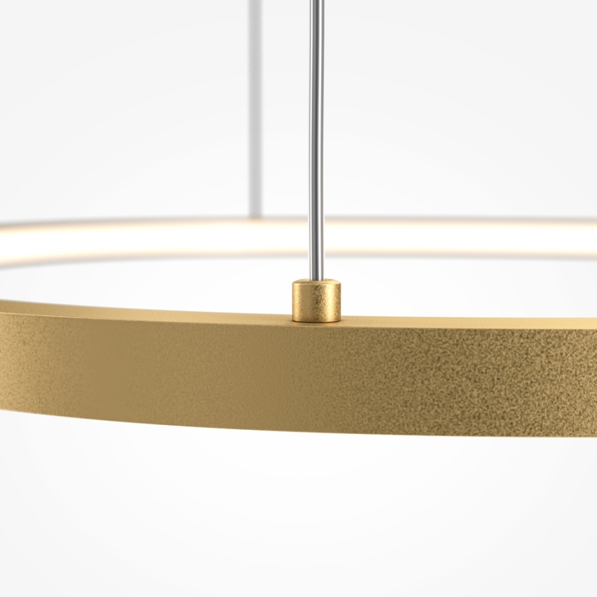 Maytoni MOD072PL-L28BS3K1 -  Κρεμαστό φωτιστικό οροφής LED GLINT LED/24W/230V χρυσαφί διάμετρος 60 cm