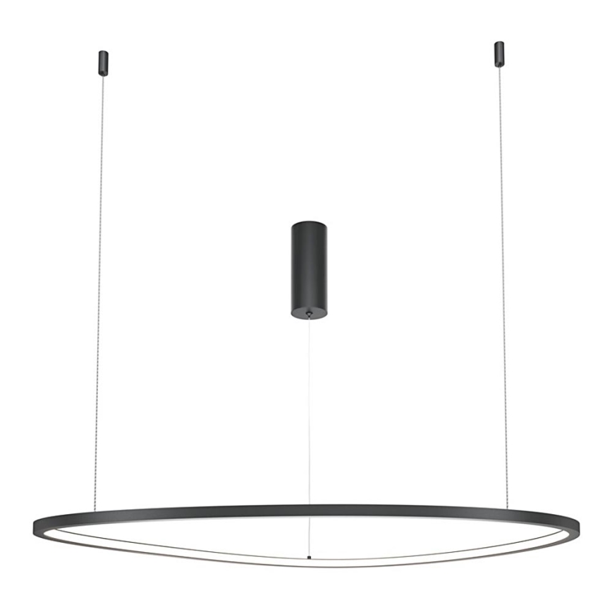 Maytoni MOD072PL-L36B3K1 -  Κρεμαστό φωτιστικό οροφής LED GLINT LED/36W/230V μαύρο διάμετρος 80 cm