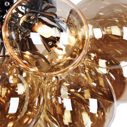 Maytoni MOD112CL-08G - Φωτιστικό οροφής BALBO 8xG9/28W/230V χρυσαφί/χρώμιο