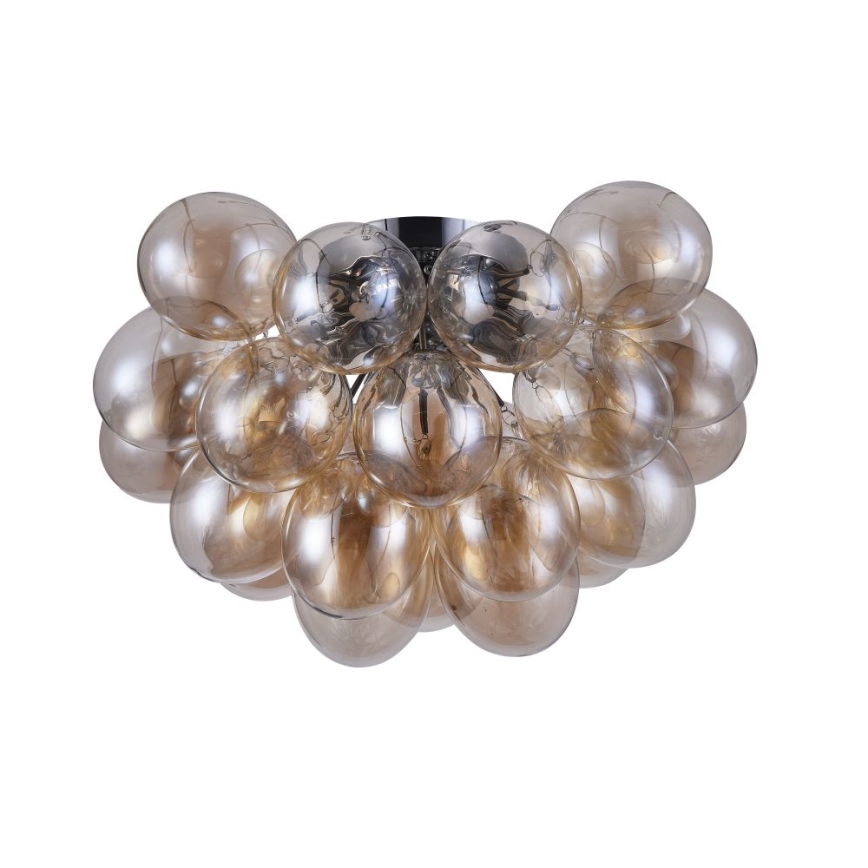 Maytoni MOD112CL-08G - Φωτιστικό οροφής BALBO 8xG9/28W/230V χρυσαφί/χρώμιο