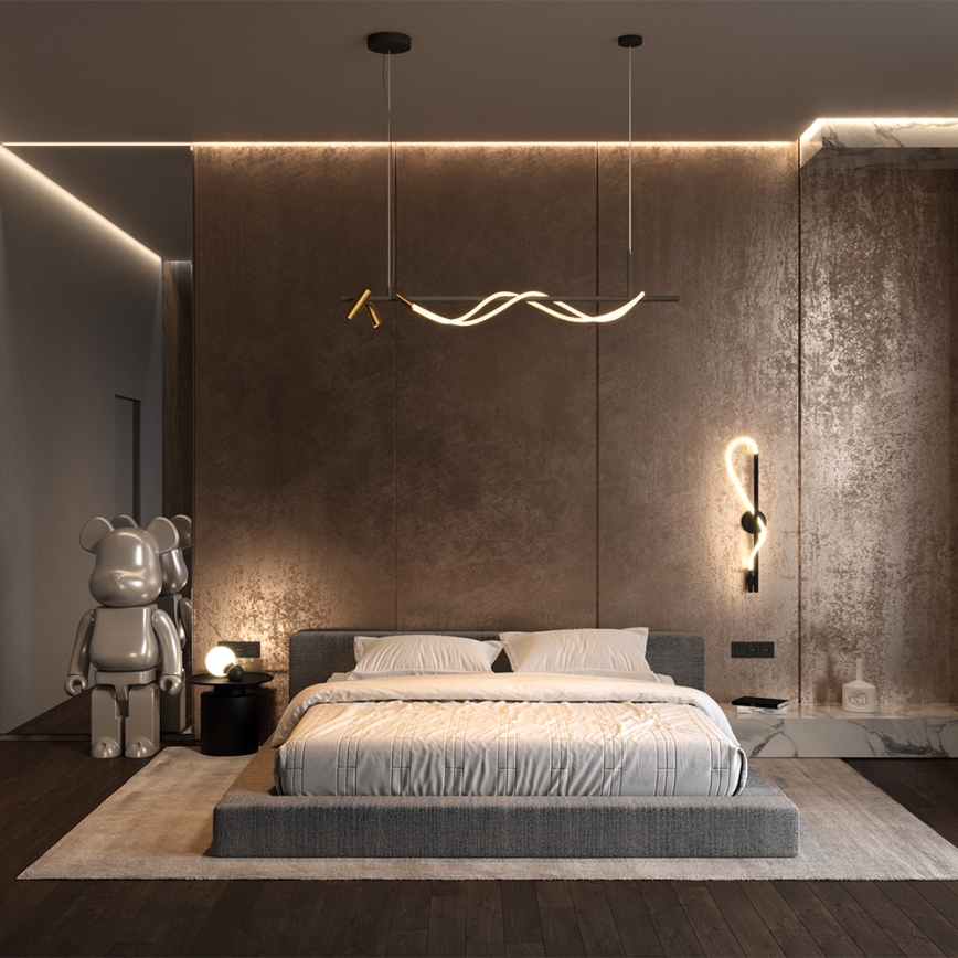 Maytoni MOD166PL-L30GB3K - LED Κρεμαστό φωτιστικό οροφής TAU LED/42W/230V