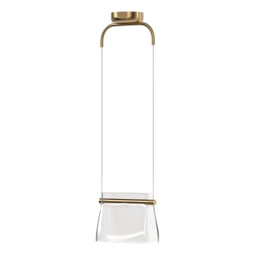Maytoni MOD170PL-L8BS3K -  Κρεμαστό φωτιστικό οροφής LED CABARET LED/8W/230V χρυσό