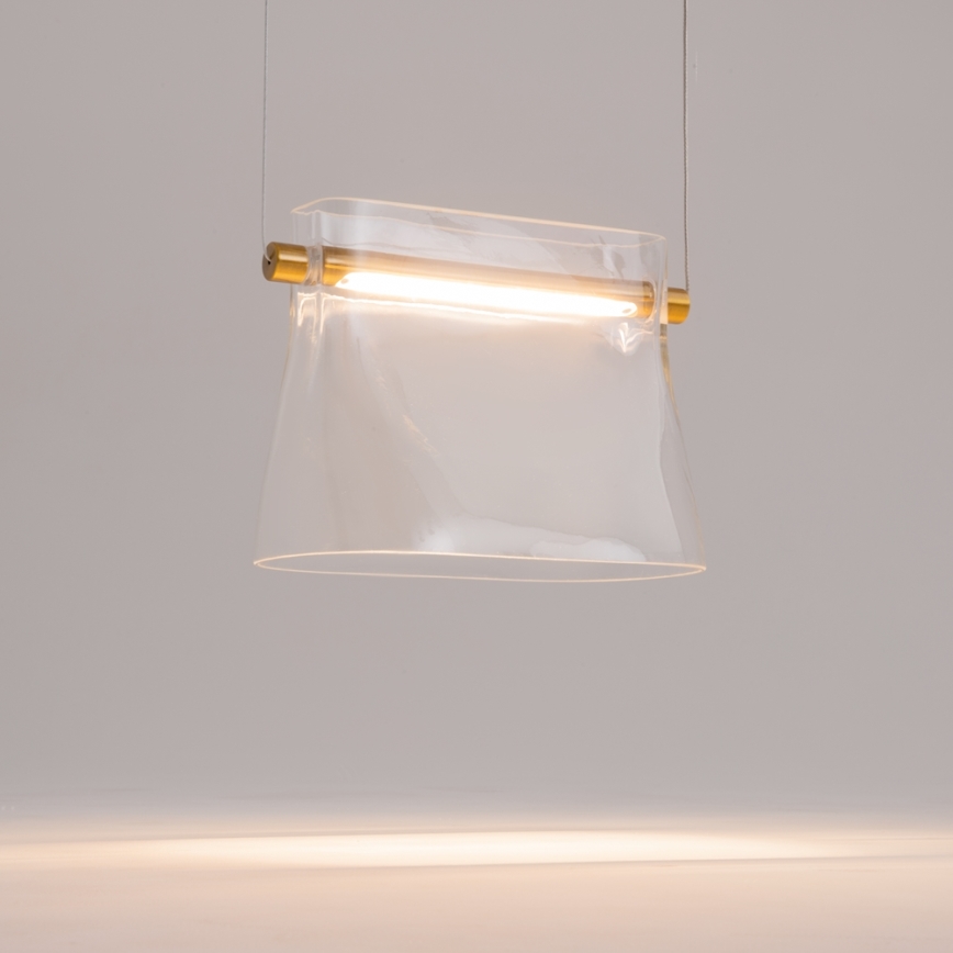 Maytoni MOD170PL-L8BS3K -  Κρεμαστό φωτιστικό οροφής LED CABARET LED/8W/230V χρυσό