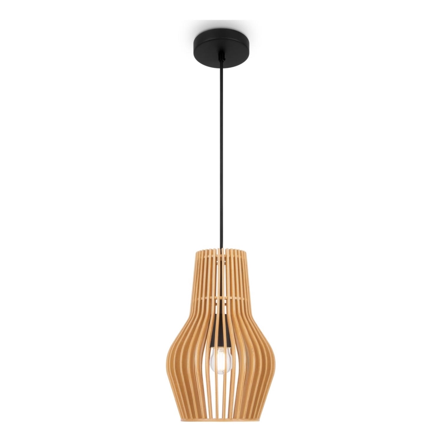 Maytoni MOD191PL-01W - Κρεμαστό φωτιστικό οροφής ROOTS 1xE27/40W/230V διάμετρος 20 cm μπεζ