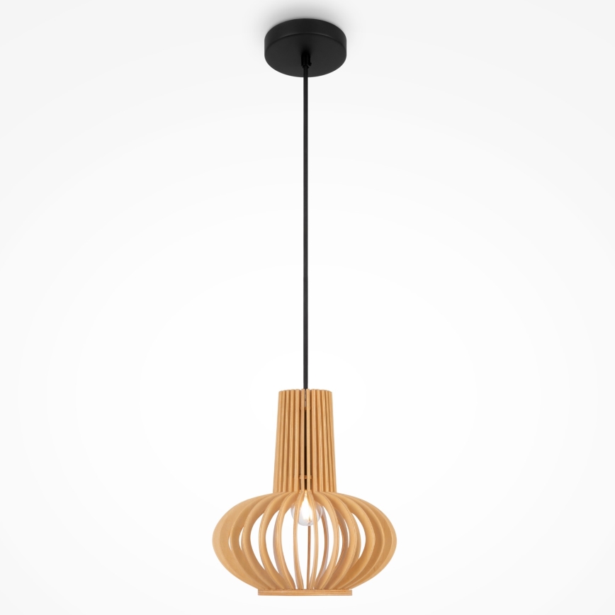 Maytoni MOD193PL-01W - Κρεμαστό φωτιστικό οροφής ROOTS 1xE27/40W/230V διάμετρος 22,5 cm μπεζ
