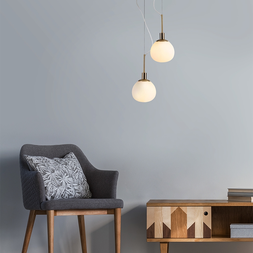 Maytoni MOD221-PL-01-G - Κρεμαστό φωτιστικό οροφής ERICH 1xE14/40W/230V χαλκός