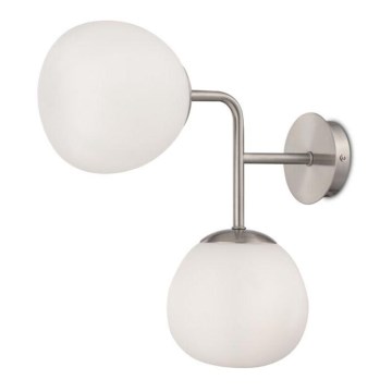 Maytoni MOD221-WL-02-N - Φωτιστικό τοίχου ERICH 2xE14/40W/230V ματ χρώμιο