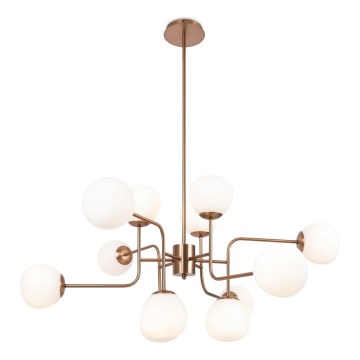 Maytoni MOD221PL-12G - Κρεμαστό φωτιστικό ERICH 12xE14/40W/230V χαλκός