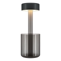 Maytoni MOD229TL-L3B3K3 - LED Dimming επαναφορτιζόμενο φορητό Επιτραπέζιο φωτιστικό LED/3W/5V 2200-4000K 2000 mAh μαύρο/γκρι