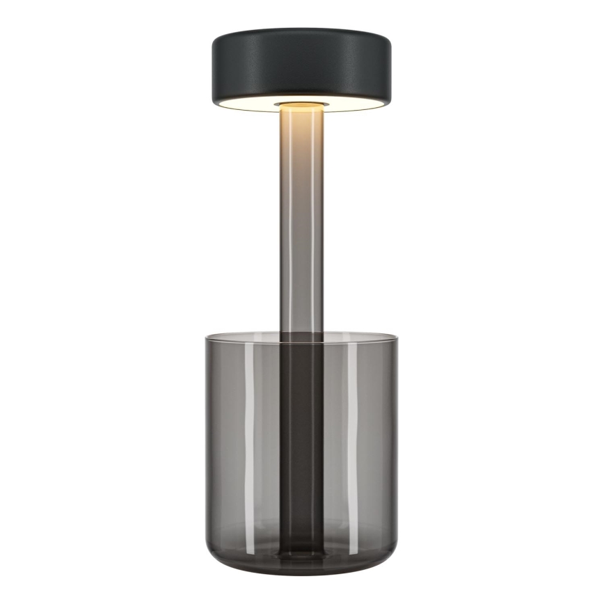 Maytoni MOD229TL-L3B3K3 - LED Dimming επαναφορτιζόμενο φορητό Επιτραπέζιο φωτιστικό LED/3W/5V 2200-4000K μαύρο/γκρι