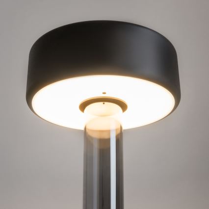 Maytoni MOD229TL-L3B3K3 - Φορητό επιτραπέζιο φωτιστικό LED με ρυθμιζόμενη ένταση, επαναφορτιζόμενο LED/3W/5V 2200-4000K 2000 mAh μαύρο/γκρι