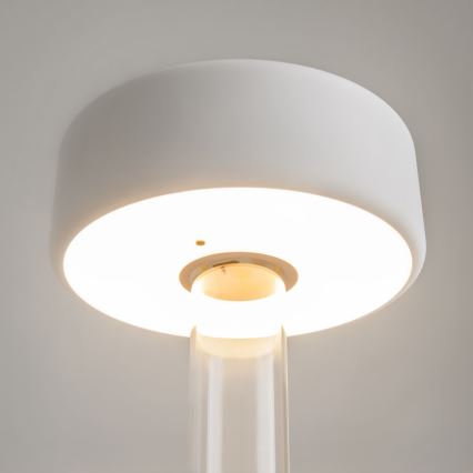 Maytoni MOD229TL-L3W3K1 - Φορητό επιτραπέζιο φωτιστικό LED με ρυθμιζόμενη ένταση, επαναφορτιζόμενο LED/3W/5V 2200-4000K 2000 mAh λευκό/διάφανο
