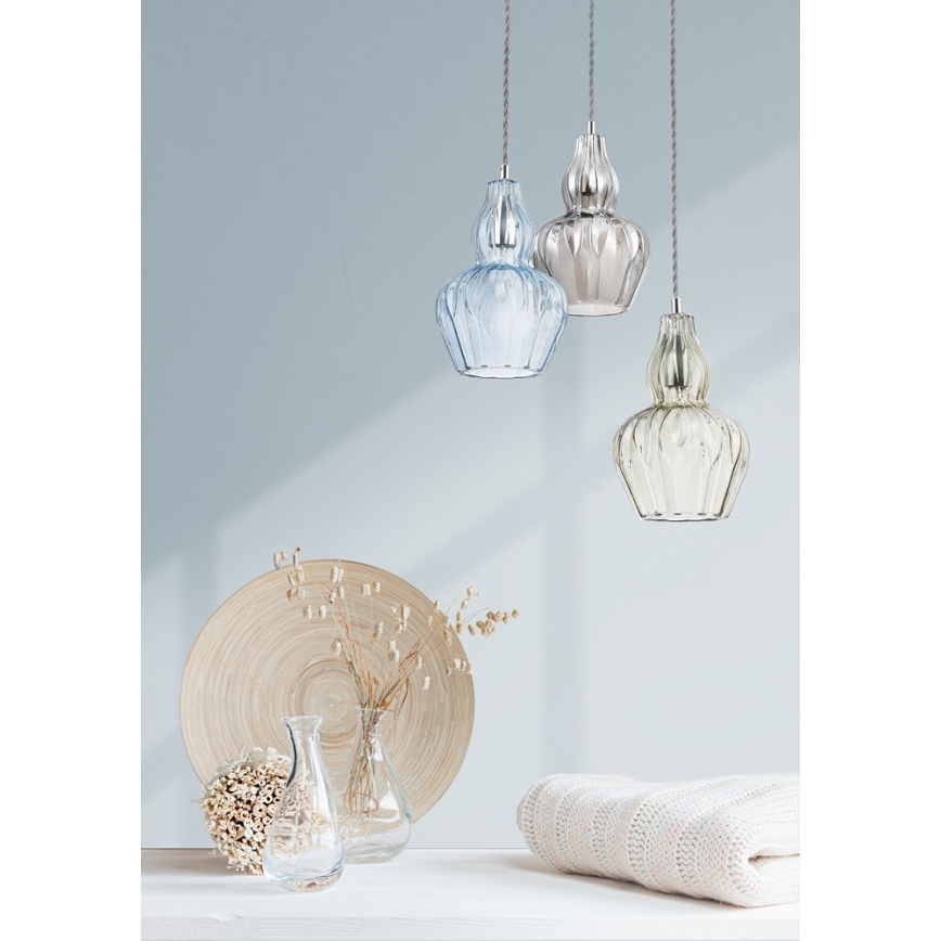 Maytoni MOD238-PL-01-TR - Κρεμαστό φωτιστικό οροφής EUSTOMA 1xE14/40W/230V διαφανής