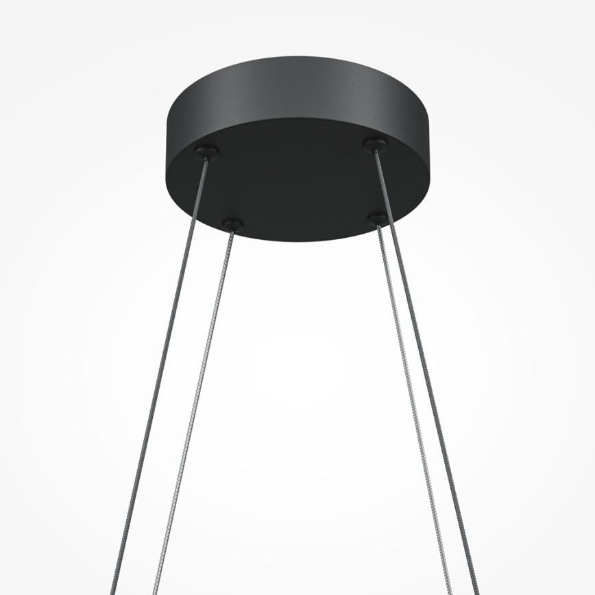 Maytoni MOD244PL-L50BK - Κρεμαστό φωτιστικό LED με καλώδιο HALO LED/40W/230V μαύρο